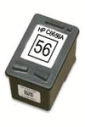 HP No 56 Black Ink Cartridge C6656A 25.5ml Remanufactured - Free UK Delivery